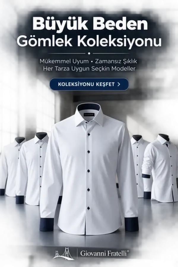 Erkek Büyük Beden Gömlek Modelleri