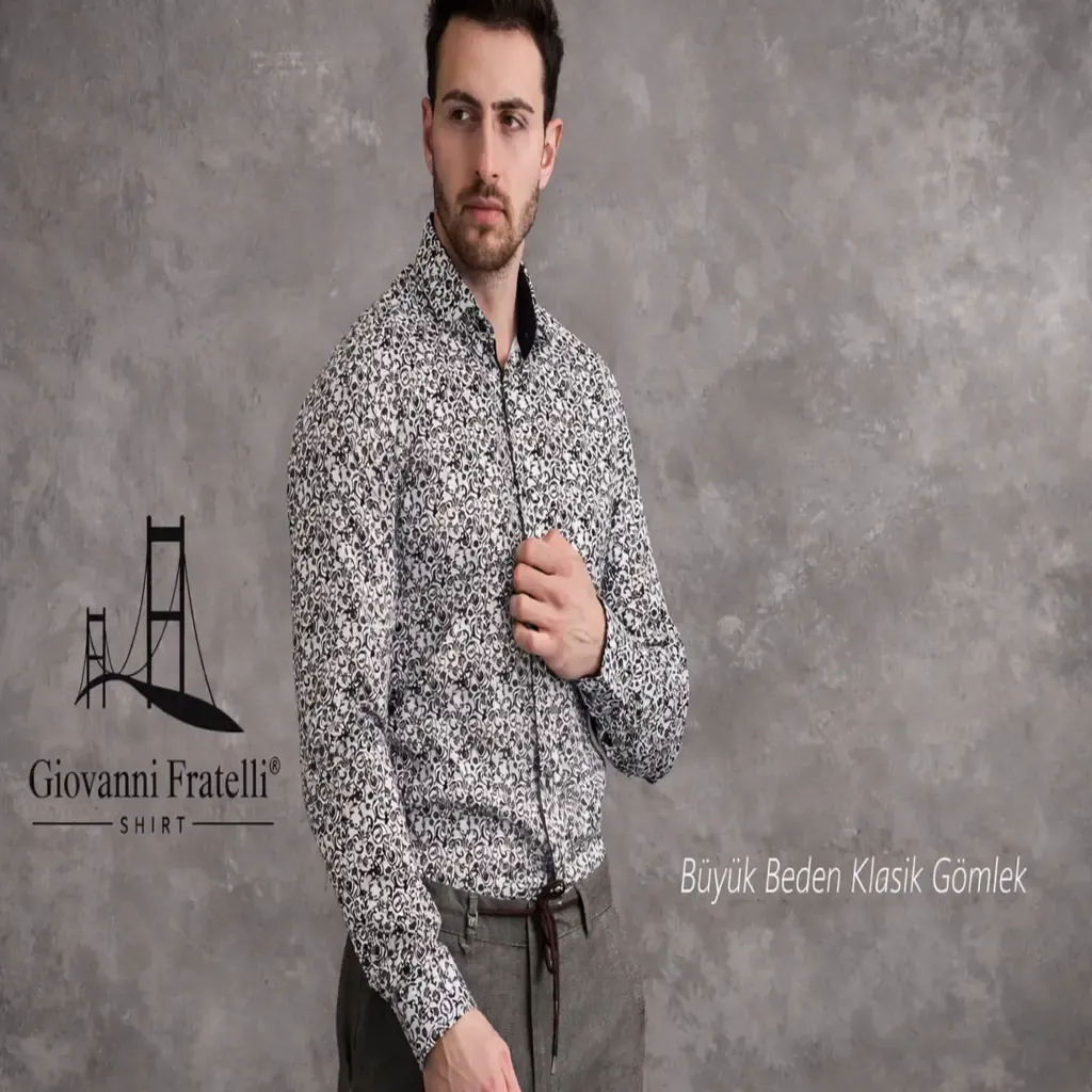 Klasik Büyük Beden Gömlek