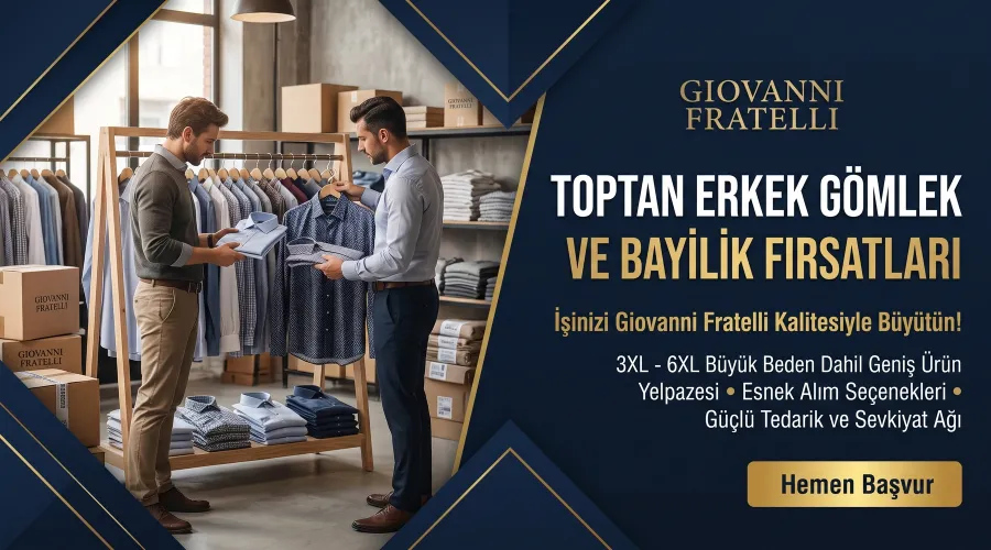 Toptan Erkek Gömlek İmalatı ve Bayilik Başvurusu | Giovanni Fratelli