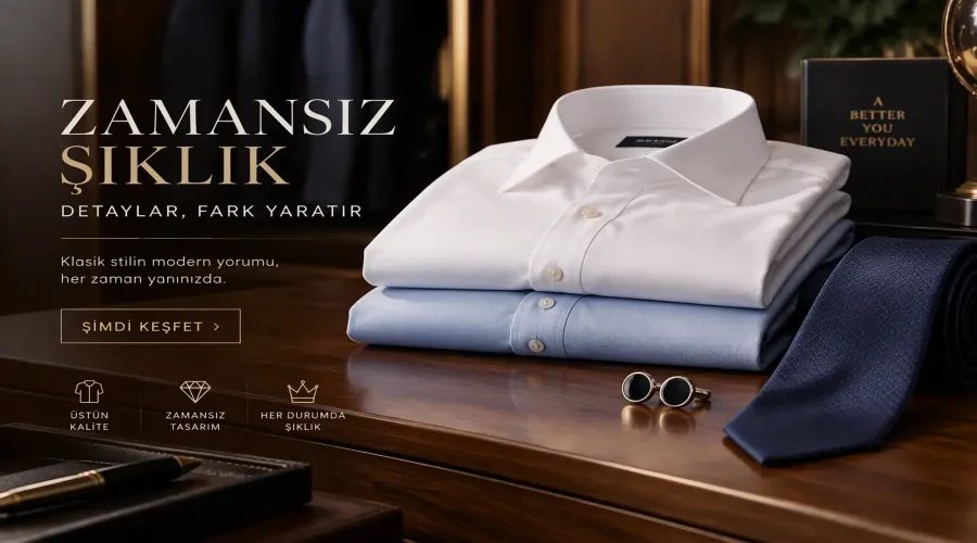 Erkek Klasik Gömlek Rehberi: Kurumsal Şıklık ve İtalyan Kesim Detayları