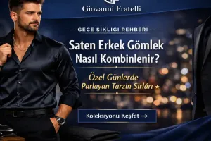 Saten Erkek Gömlek Nasıl Kombinlenir? Gece Şıklığı ve Özel Gün Rehberi