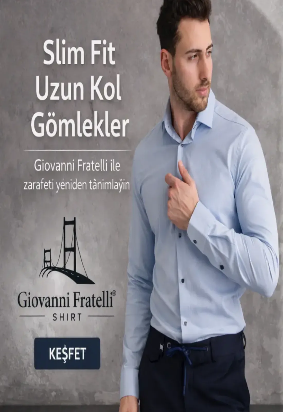 Slim Fit Uzun Kol Gömlek