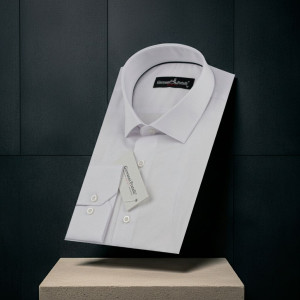 Slim Fit Uzun Kol Desenli Erkek Gömlek 0101 CR 001