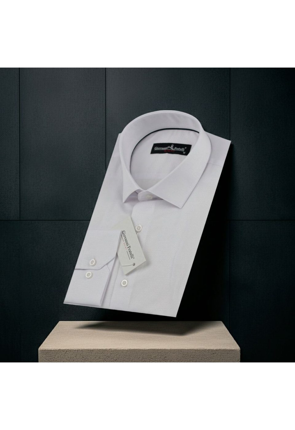 Slim Fit Uzun Kol Desenli Erkek Gömlek 0101 CR 001
