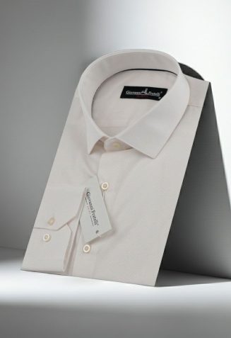 Slim Fit Uzun Kol Desenli Erkek Gömlek 0101 CR 005