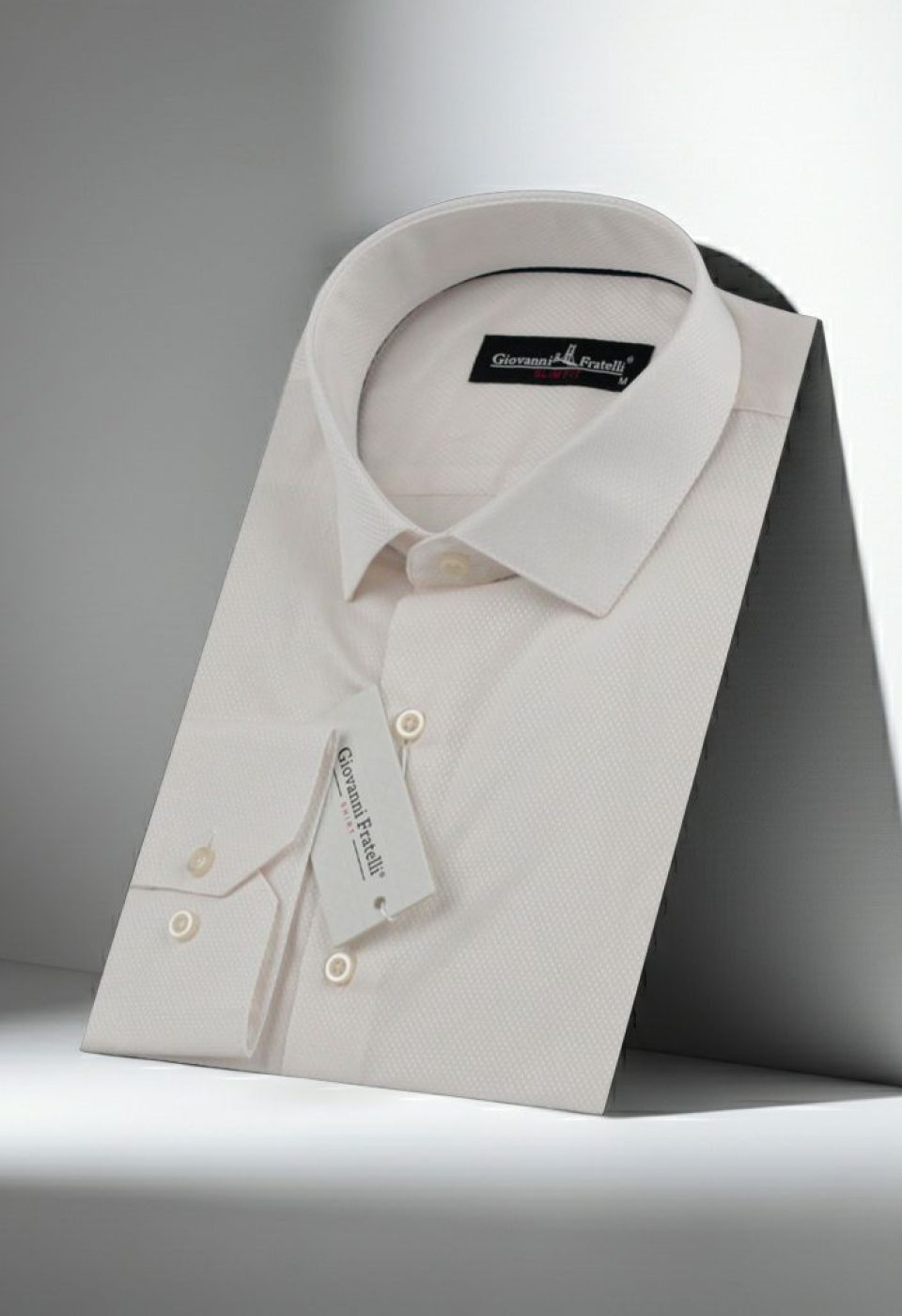 Slim Fit Uzun Kol Desenli Erkek Gömlek 0101 CR 005