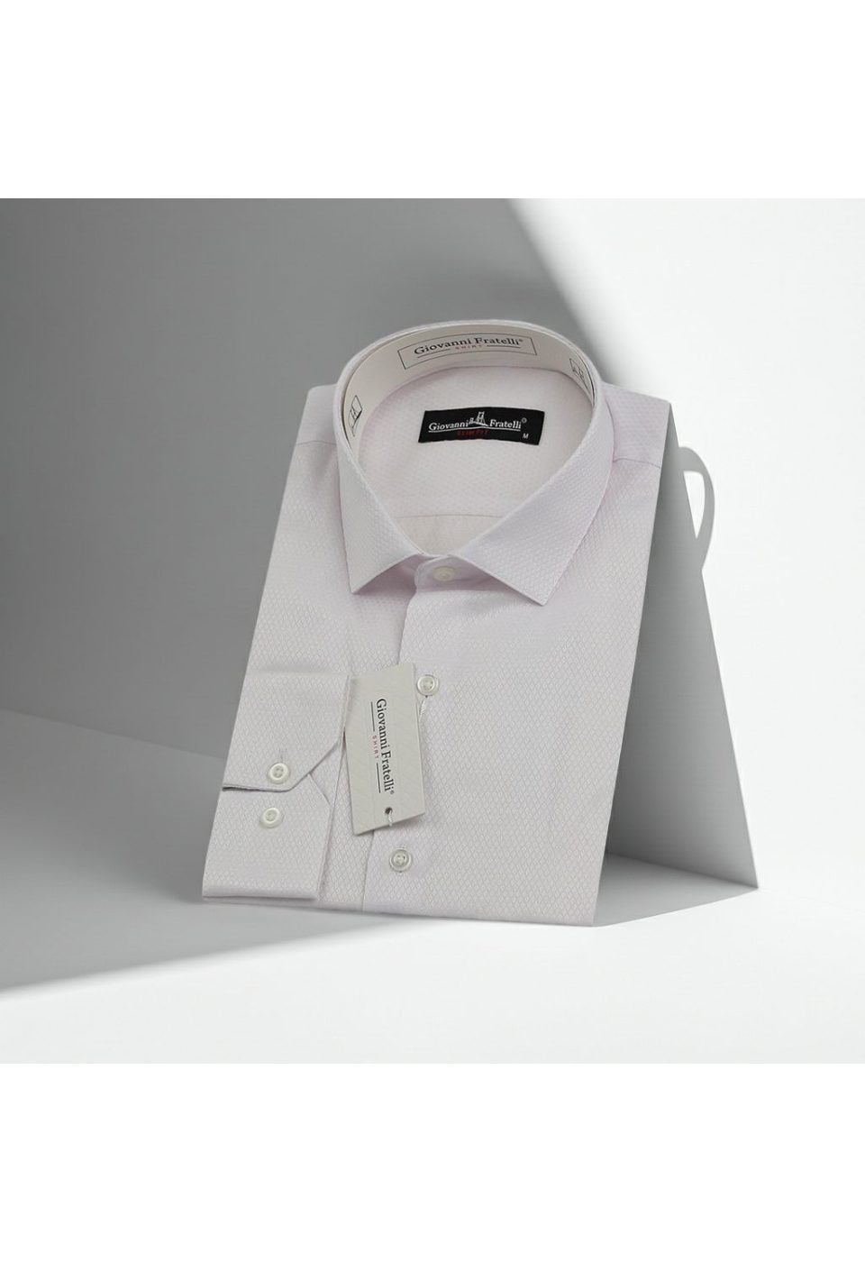 Slim Fit Uzun Kol Desenli Jakar Armürlü Gömlek 0123 CR 001 - Giovanni Fratelli