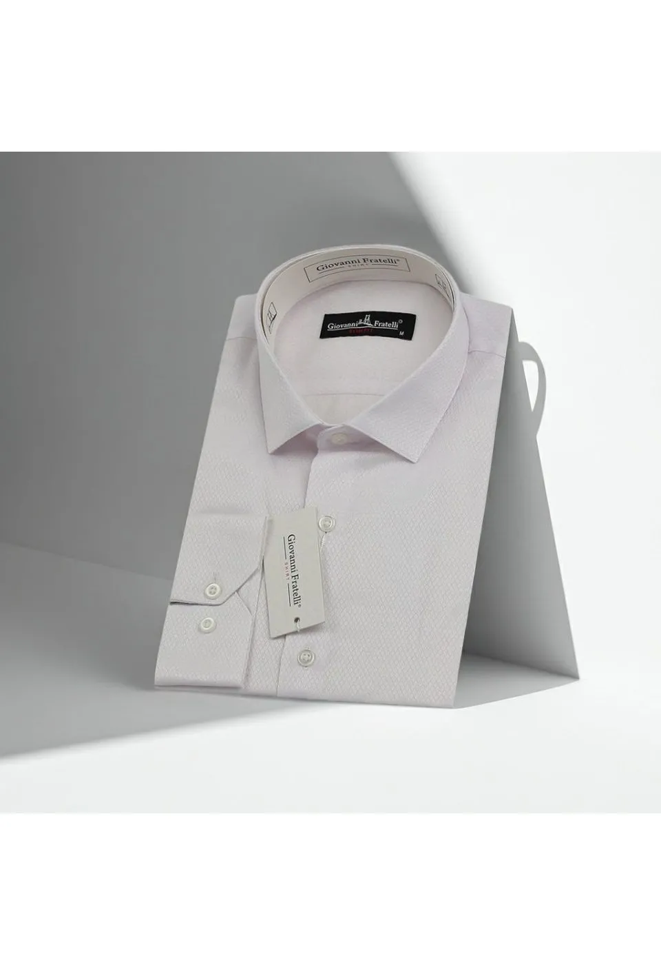 Slim Fit Uzun Kol Desenli Jakar Armürlü Gömlek 0123 CR 001 - Giovanni Fratelli