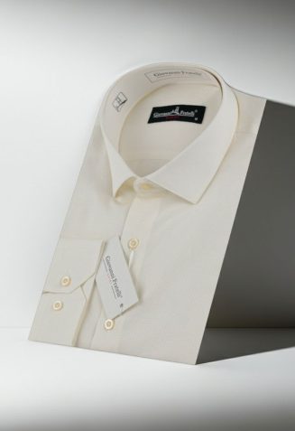 Slim Fit Uzun Kol Desenli Jakar Armürlü Gömlek 0123 CR 002