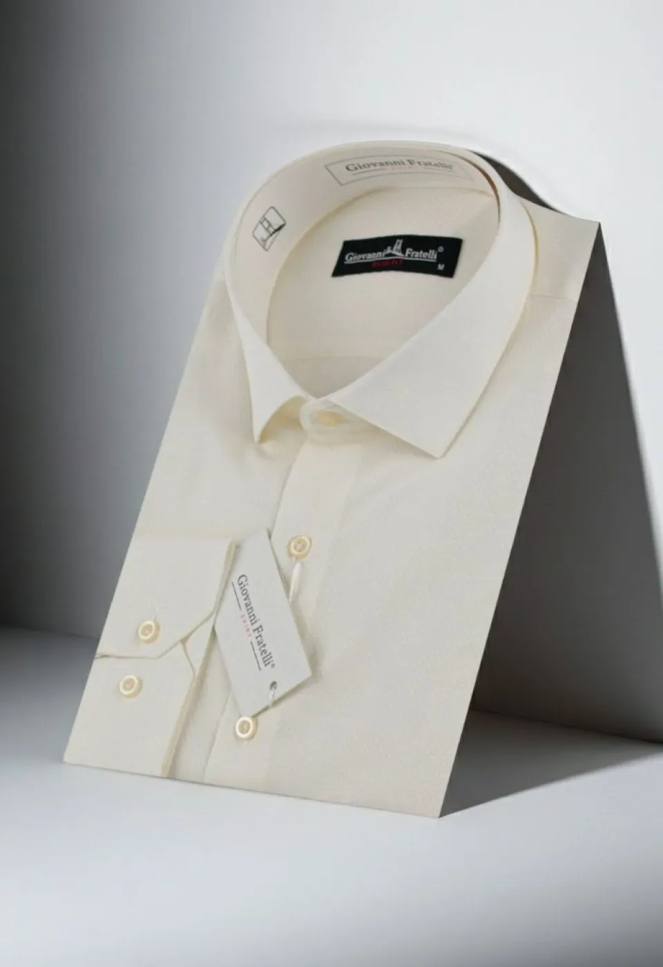 Slim Fit Uzun Kol Desenli Jakar Armürlü Gömlek 0123 CR 002
