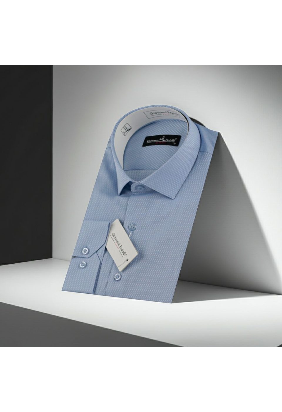 Slim Fit Uzun Kol Desenli Jakar Armürlü Gömlek 0123 CR 003