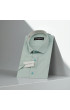 Slim Fit Kısa Kol Armürlü Jakar Erkek Gömlek 3GMK330123004