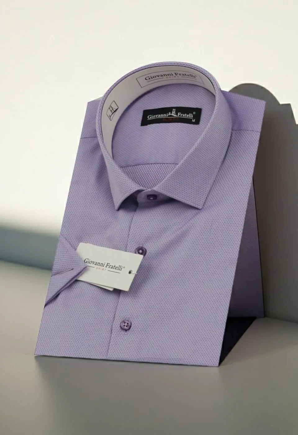 Slim Fit Kısa Kol Armürlü Jakar Erkek Gömlek 3GMK330123005 Slim Fit Kısa Kol Armürlü Jakar Erkek Gömlek 3GMK330123005