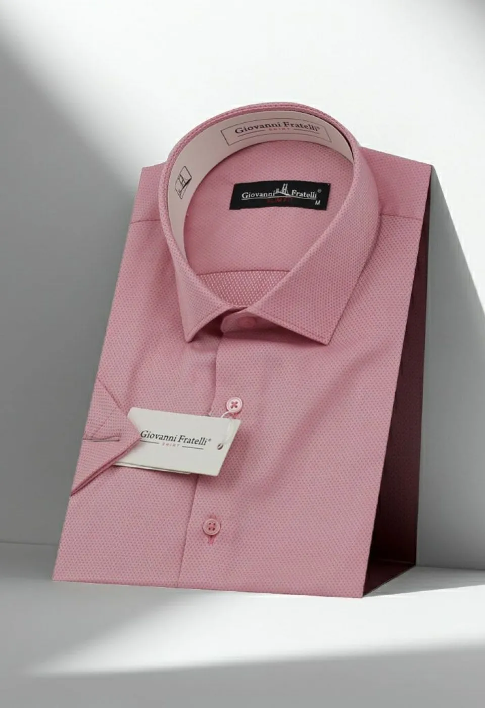 Slim Fit Kısa Kol Armürlü Jakar Erkek Gömlek 3GMK330123007 Slim Fit Kısa Kol Armürlü Jakar Erkek Gömlek 3GMK330123007