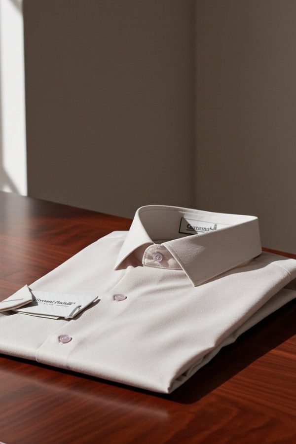 Slim Fit Kısa Kol Armürlü Jakar Erkek Gömlek 3GMK340124004