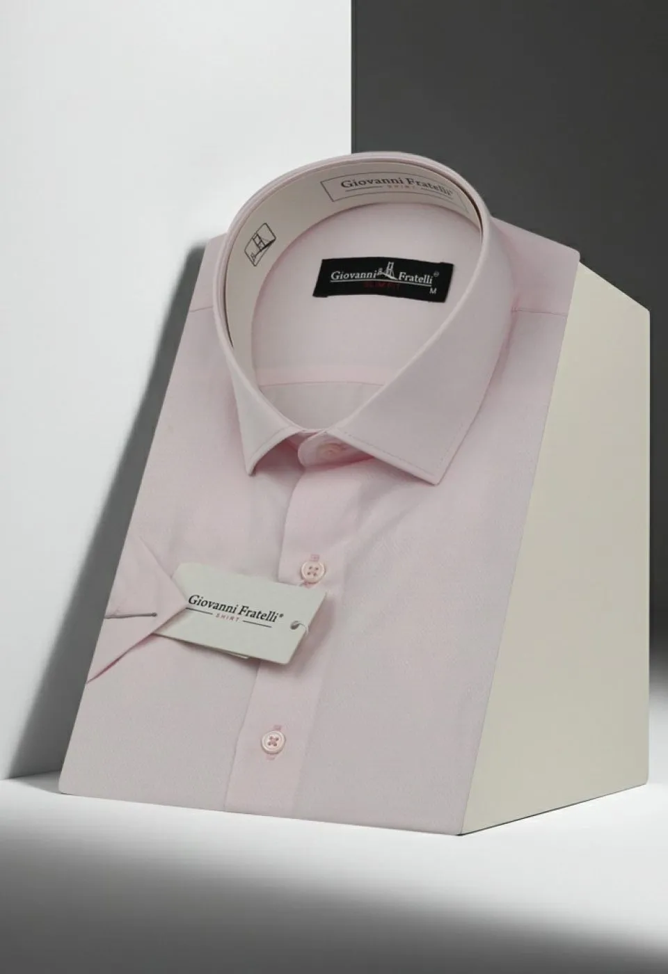 Slim Fit Kısa Kol Armürlü Jakar Erkek Gömlek 3GMK340124005 Slim Fit Kısa Kol Armürlü Jakar Erkek Gömlek 3GMK340124005