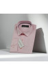 Slim Fit Uzun Kol Desenli Armürlü Jakar Erkek Gömlek 3GMK310125B12
