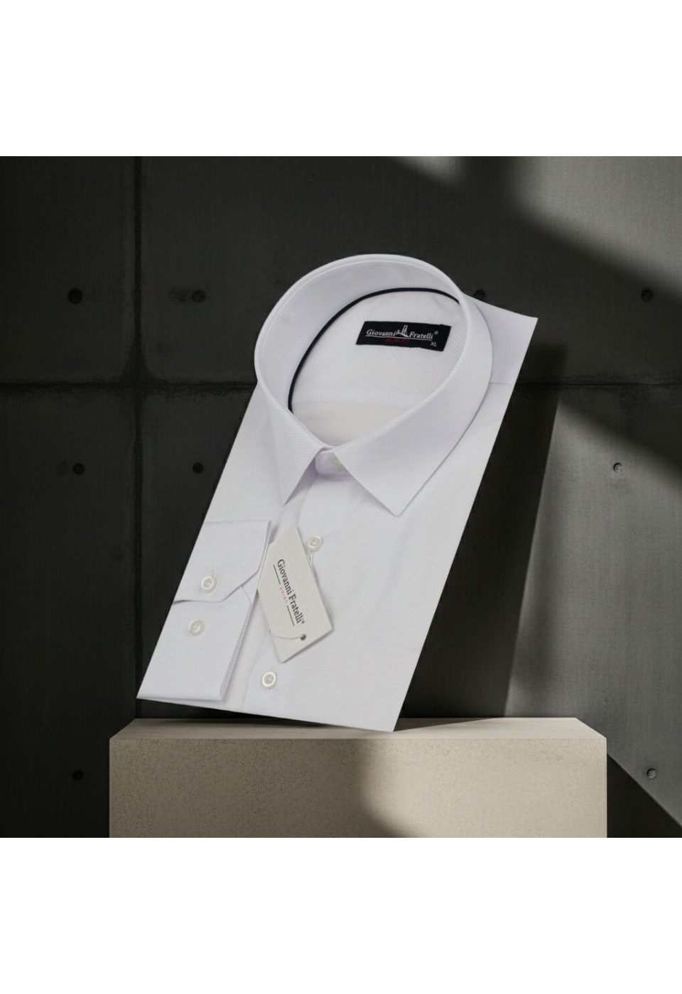 0141 CR 001 Slim Fit Uzun Kol Desenli Armürlü Jakar Erkek Gömlek 3GMK320141001 - Giovanni Fratelli