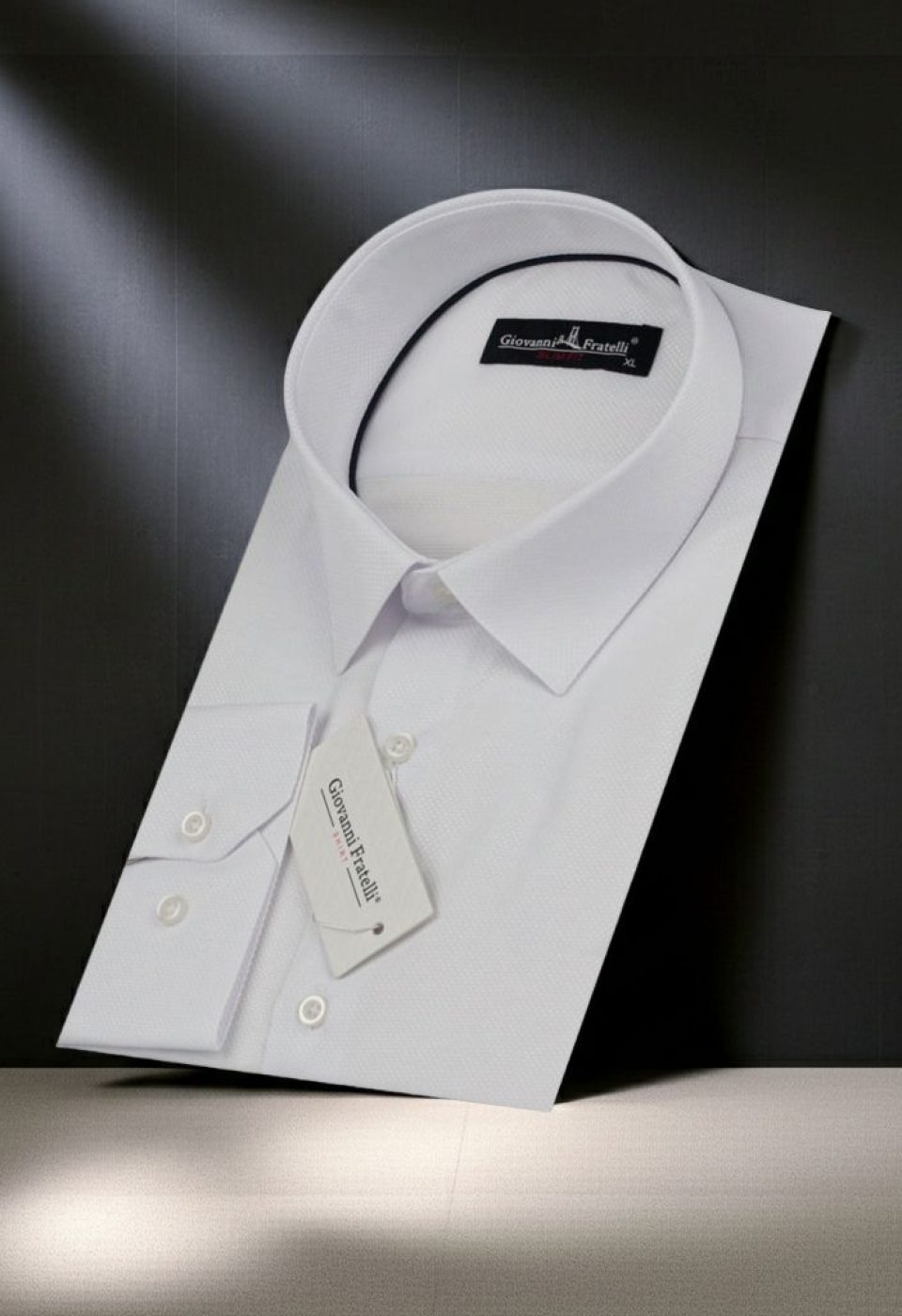Slim Fit Uzun Kol Desenli Armürlü Jakar Erkek Gömlek 3GMK320141001