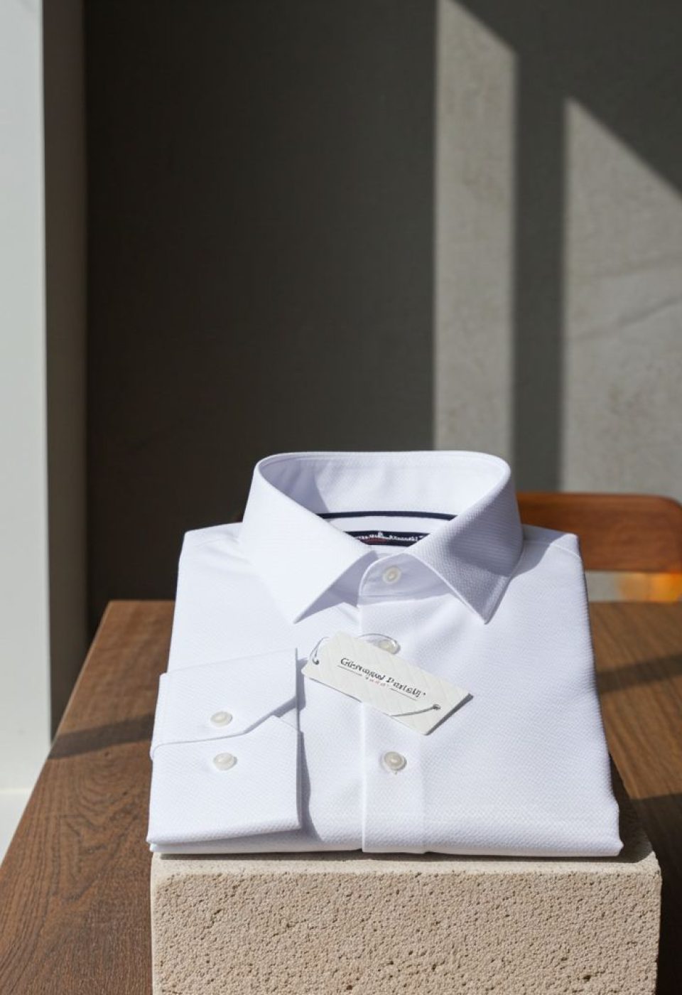 Slim Fit Uzun Kol Desenli Armürlü Jakar Erkek Gömlek 3GMK320141001