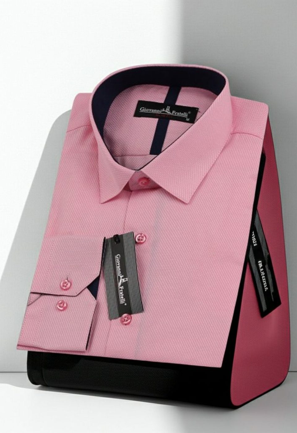 Slim Fit Uzun Kol DÜz Renk Diagonal Dokuma Lüks Erkek Gömlek 3GMK310153004