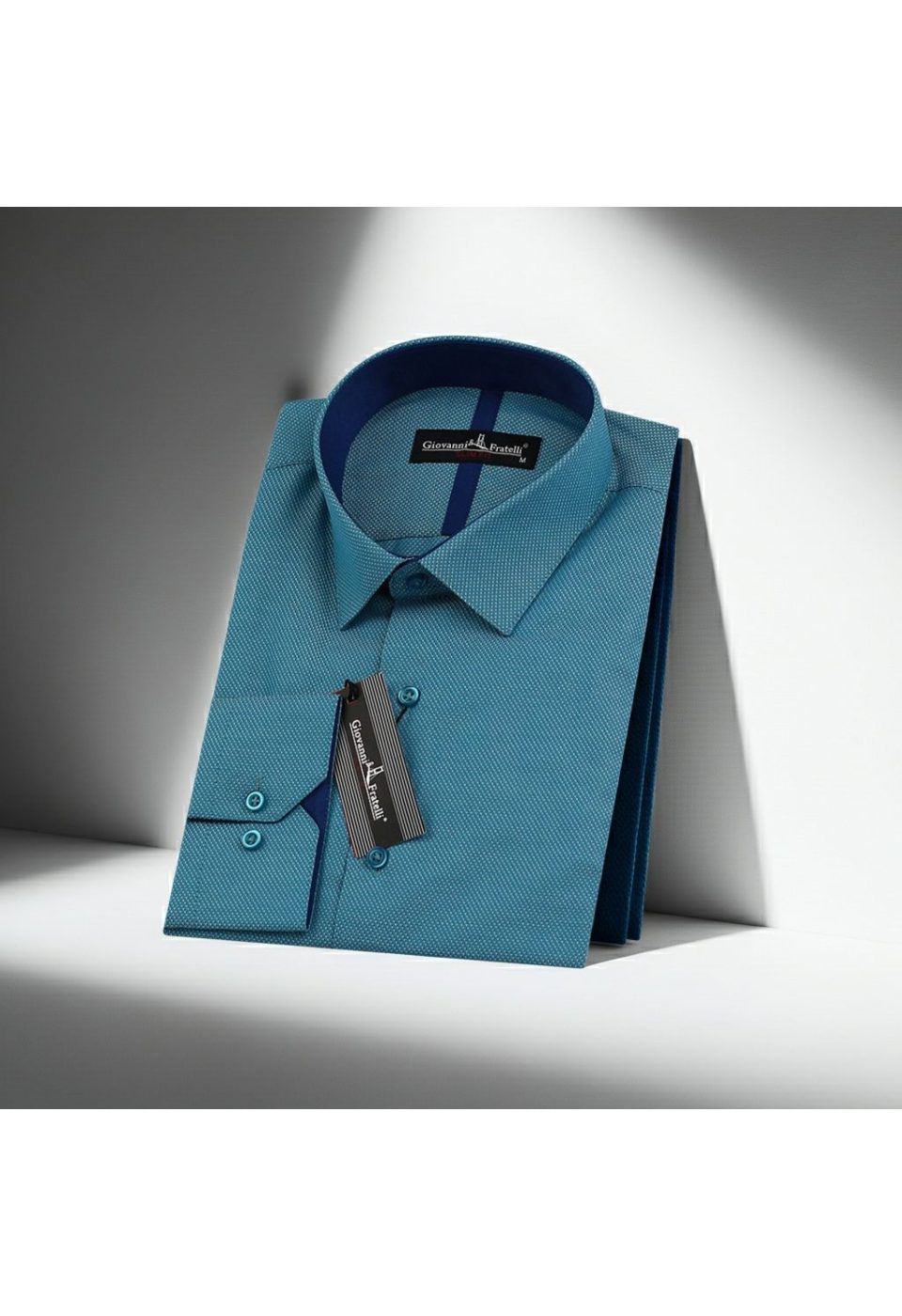 Slim Fit Uzun Kol DÜz Renk Diagonal Dokuma Lüks Erkek Gömlek 3GMK310153007 - Giovanni Fratelli
