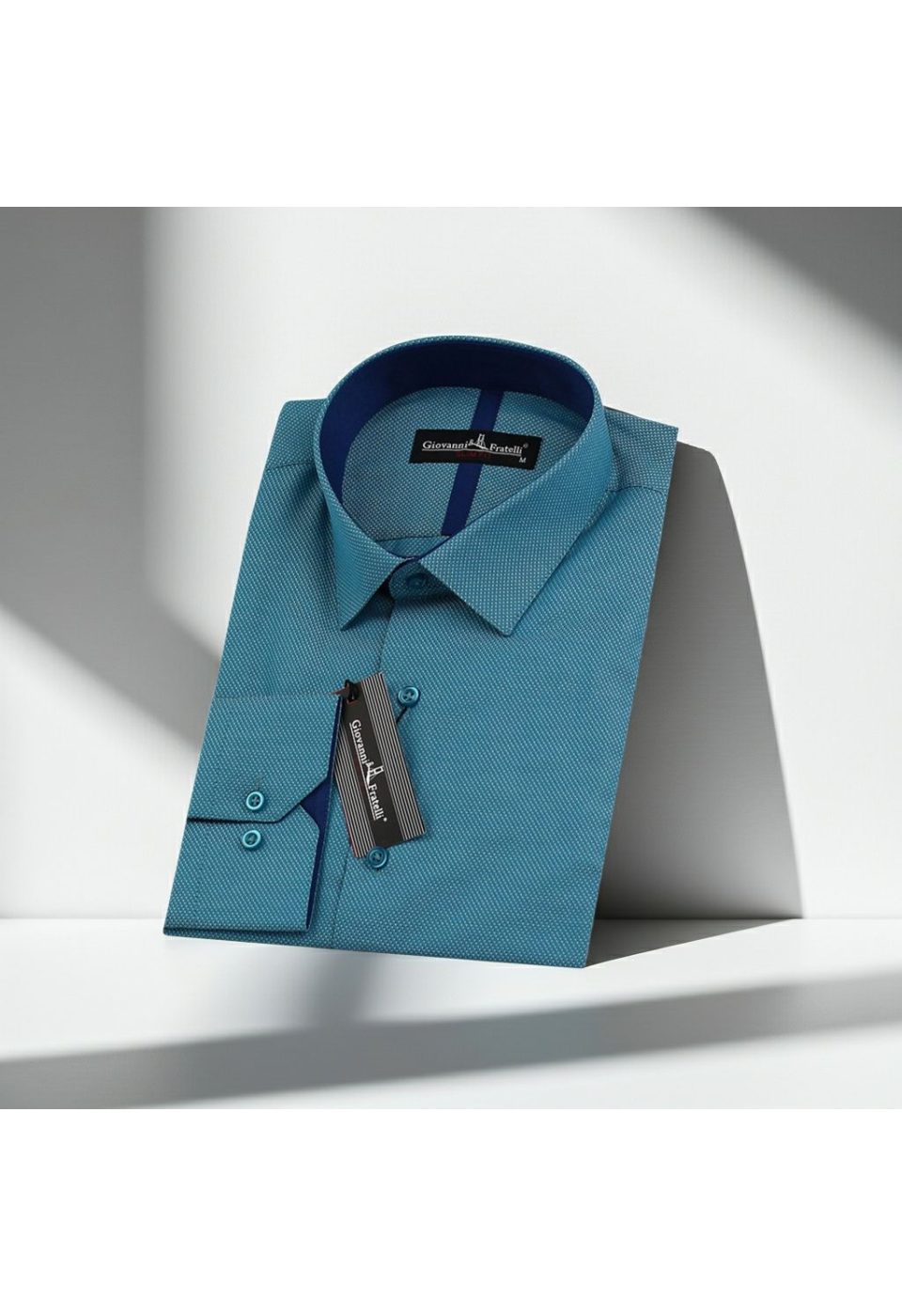 Slim Fit Uzun Kol DÜz Renk Diagonal Dokuma Lüks Erkek Gömlek 3GMK310153007 - Giovanni Fratelli