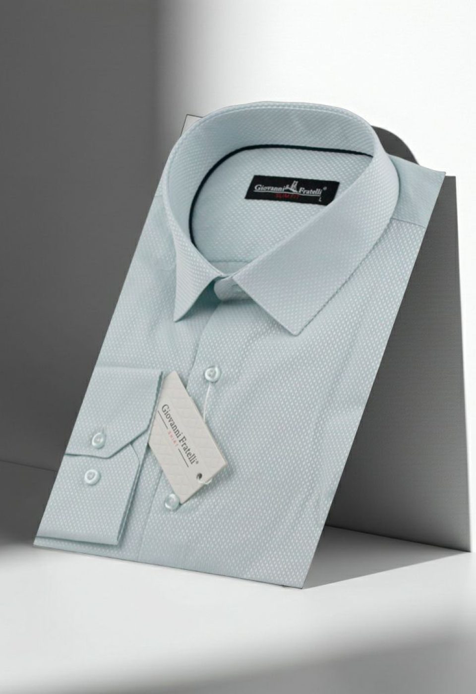 Slim Fit Uzun Kol Desenli Armürlü Jakar Erkek Gömlek 3GMK310159005 Slim Fit Uzun Kol Desenli Armürlü Jakar Erkek Gömlek 3GMK310159005