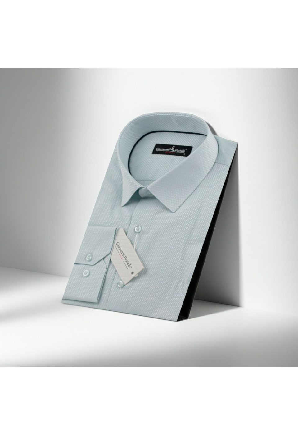 Slim Fit Uzun Kol Desenli Armürlü Jakar Erkek Gömlek 3GMK310159005 - Giovanni Fratelli