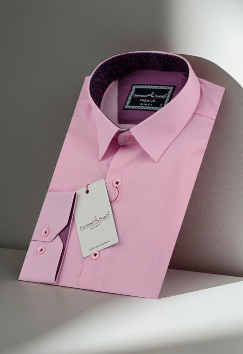 Slim Fit Uzun Kol Düz Renk Erkek Gömlek 3GMK310179001