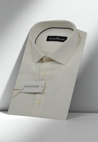Slim Fit Kısa Kol Armürlü Jakar Erkek Gömlek 3GMK320183004
