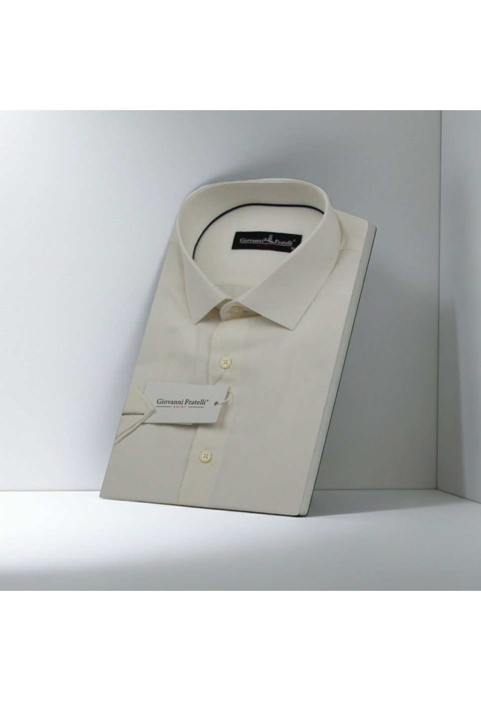Slim Fit Kısa Kol Armürlü Jakar Erkek Gömlek 3GMK320183004 - Giovanni Fratelli