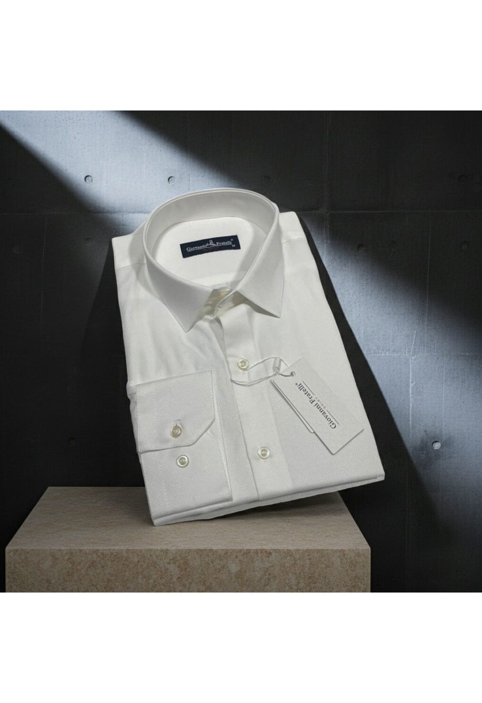 Slim Fit Uzun Kol Desenli Armürlü Jakar Erkek Gömlek 3GMK320203002 - Giovanni Fratelli