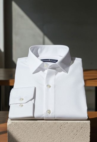 Slim Fit Uzun Kol Desenli Armürlü Jakar Erkek Gömlek 3GMK320203002