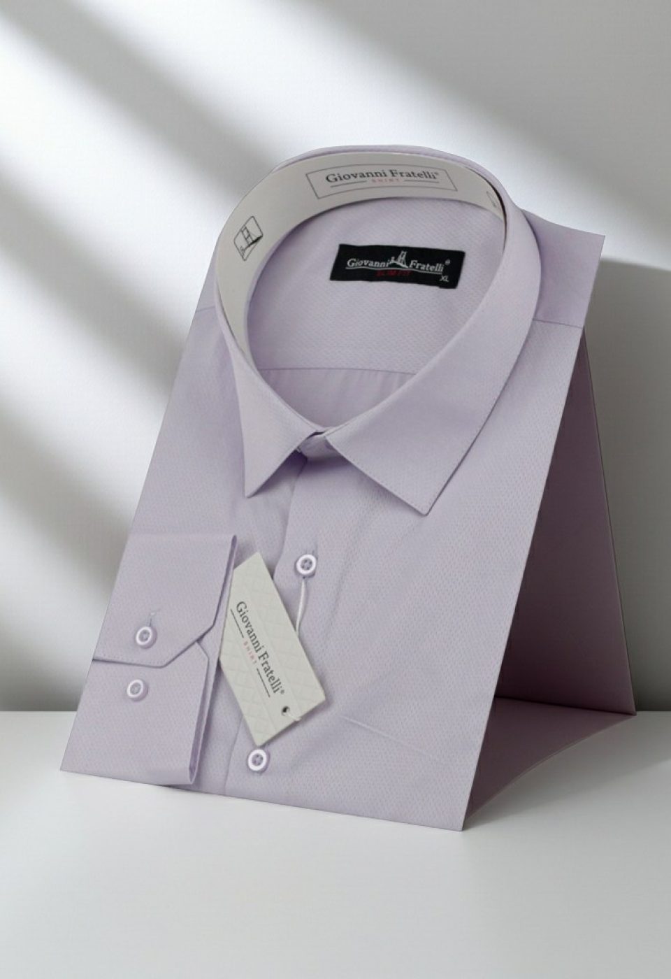 Slim Fit Uzun Kol Desenli Armürlü Jakar Erkek Gömlek 3GMK320203003