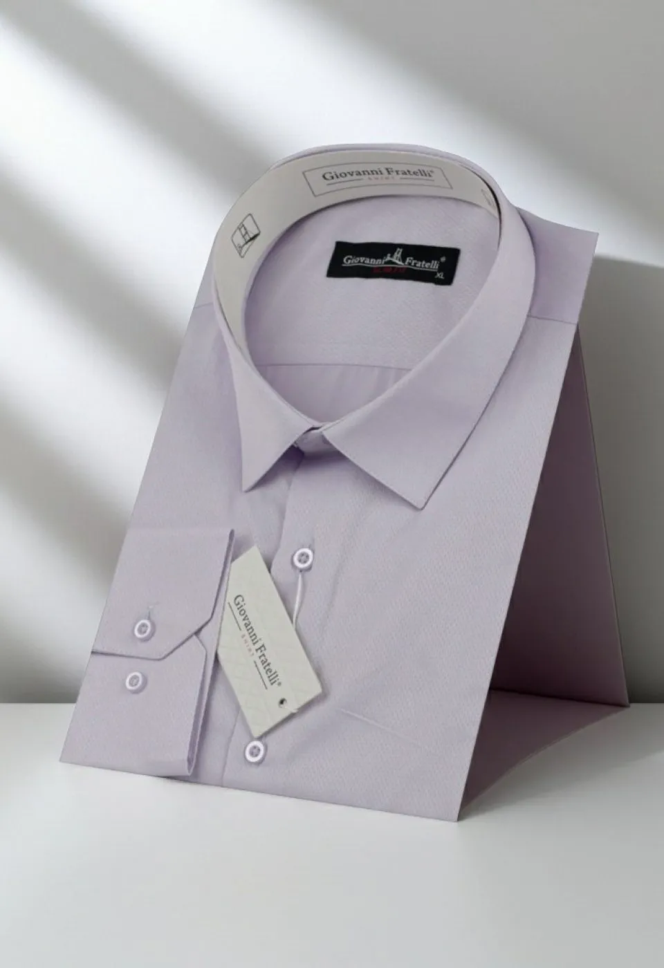 Slim Fit Uzun Kol Desenli Armürlü Jakar Erkek Gömlek 3GMK320203003