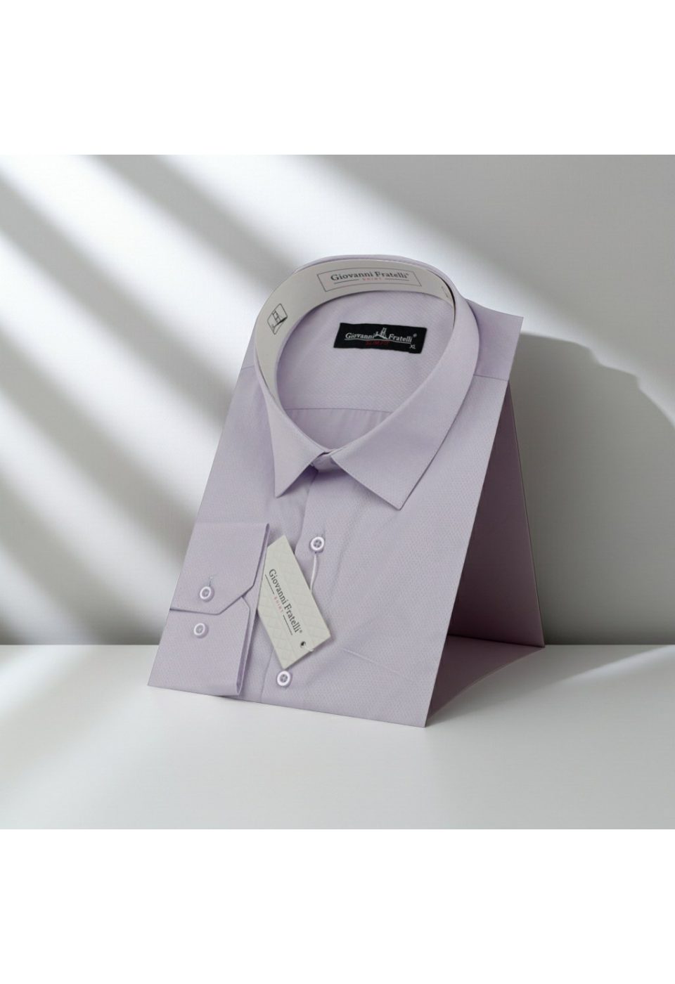 Slim Fit Uzun Kol Desenli Armürlü Jakar Erkek Gömlek 3GMK320203003 - Giovanni Fratelli