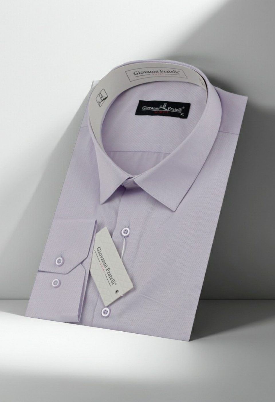 Slim Fit Uzun Kol Desenli Armürlü Jakar Erkek Gömlek 3GMK320203003 - Giovanni Fratelli