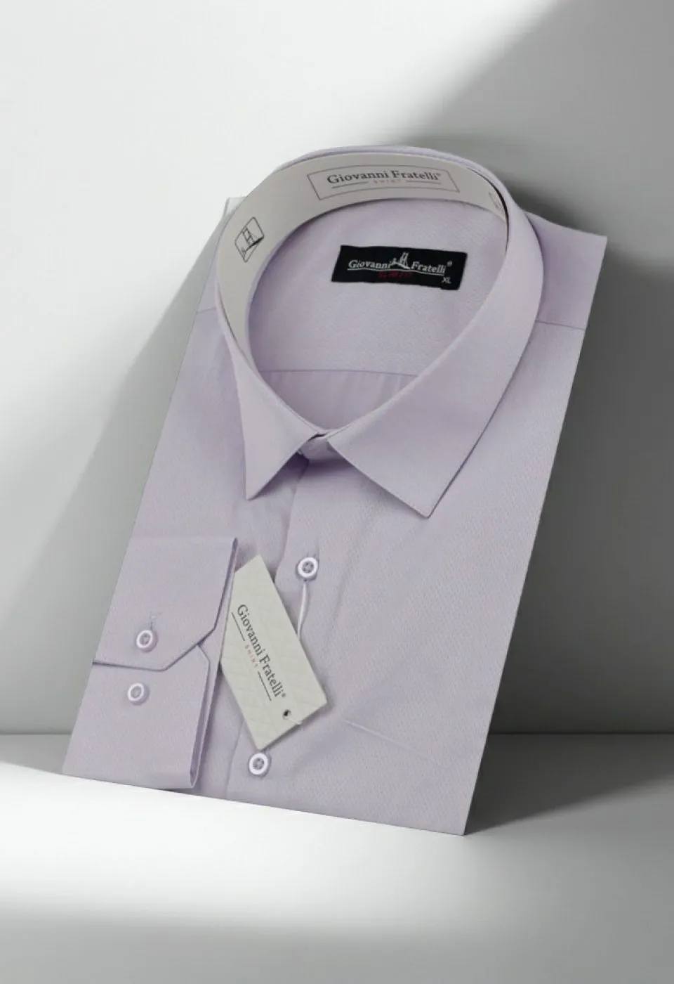 Slim Fit Uzun Kol Desenli Armürlü Jakar Erkek Gömlek 3GMK320203003 - Giovanni Fratelli