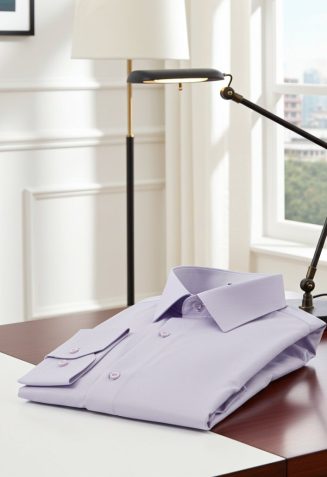 Slim Fit Uzun Kol Desenli Armürlü Jakar Erkek Gömlek 3GMK320203003