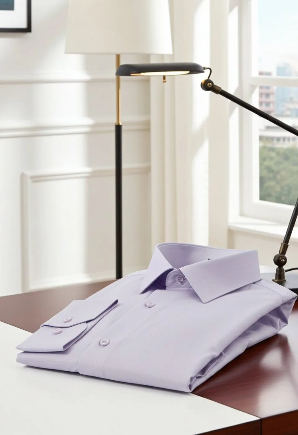 Slim Fit Uzun Kol Desenli Armürlü Jakar Erkek Gömlek 3GMK320203003