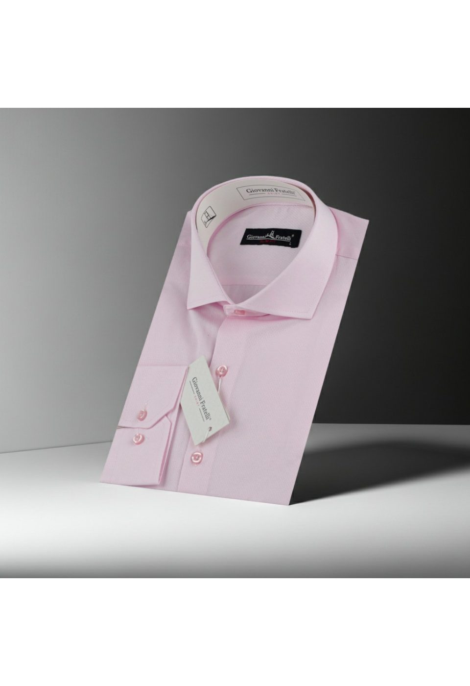 Slim Fit Uzun Kol Desenli İtalyan Yaka Jakar Erkek Gömlek 3GMK320204005 - Giovanni Fratelli