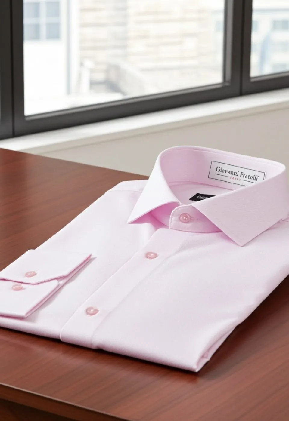 Slim Fit Uzun Kol Desenli İtalyan Yaka Jakar Erkek Gömlek 3GMK320204005