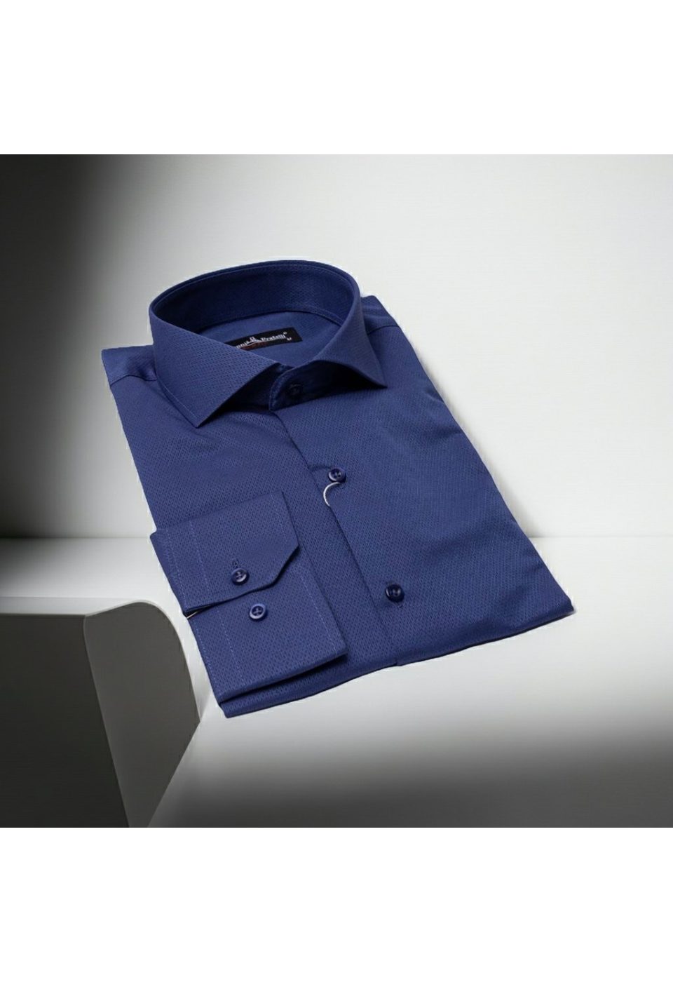 Slim Fit Uzun Kol Desenli İtalyan Yaka Jakar Erkek Gömlek 3GMK320204007 - Giovanni Fratelli