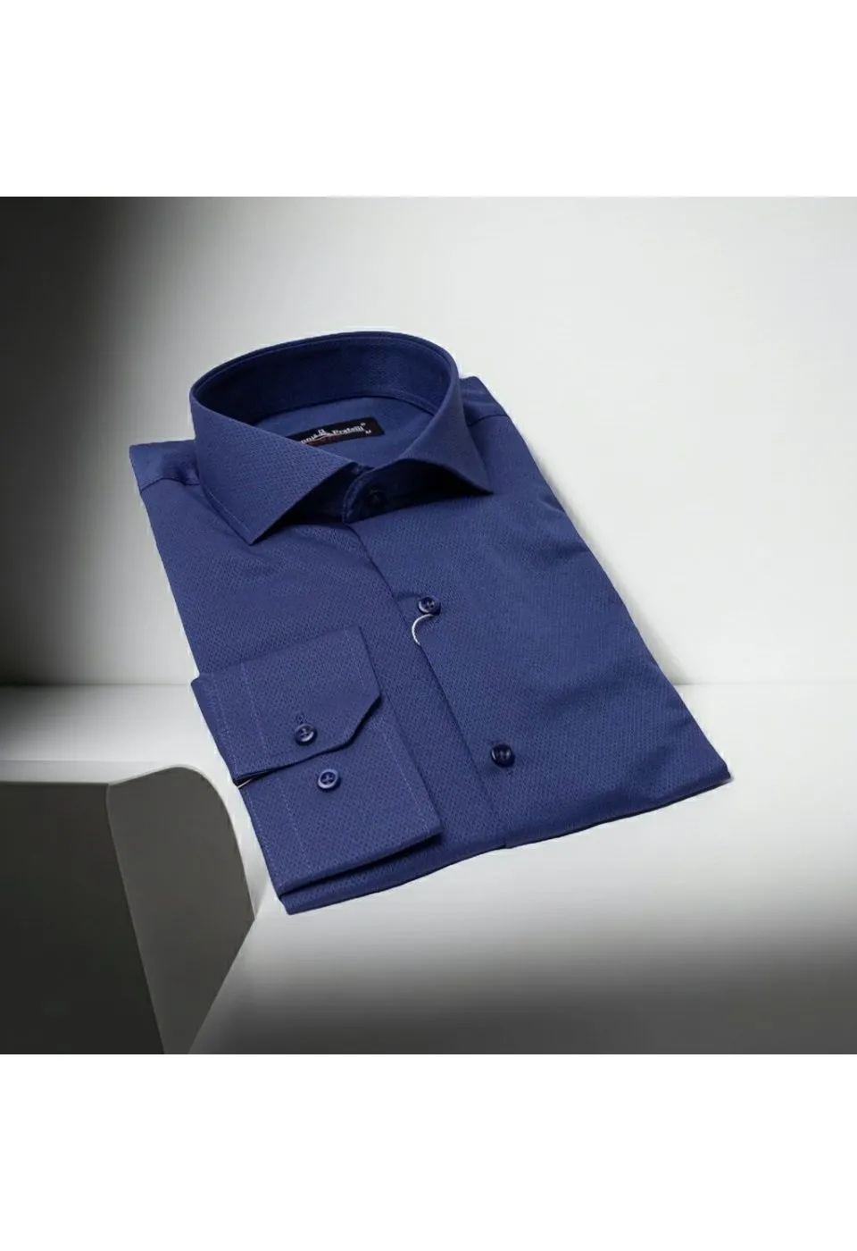 0204 CR ITALY 007 Slim Fit Uzun Kol Desenli İtalyan Yaka Jakar Erkek Gömlek 3GMK320204007 - Giovanni Fratelli