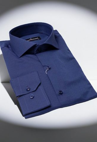 Slim Fit Uzun Kol Desenli İtalyan Yaka Jakar Erkek Gömlek 3GMK320204007 Slim Fit Uzun Kol Desenli İtalyan Yaka Jakar Erkek Gömlek 3GMK320204007