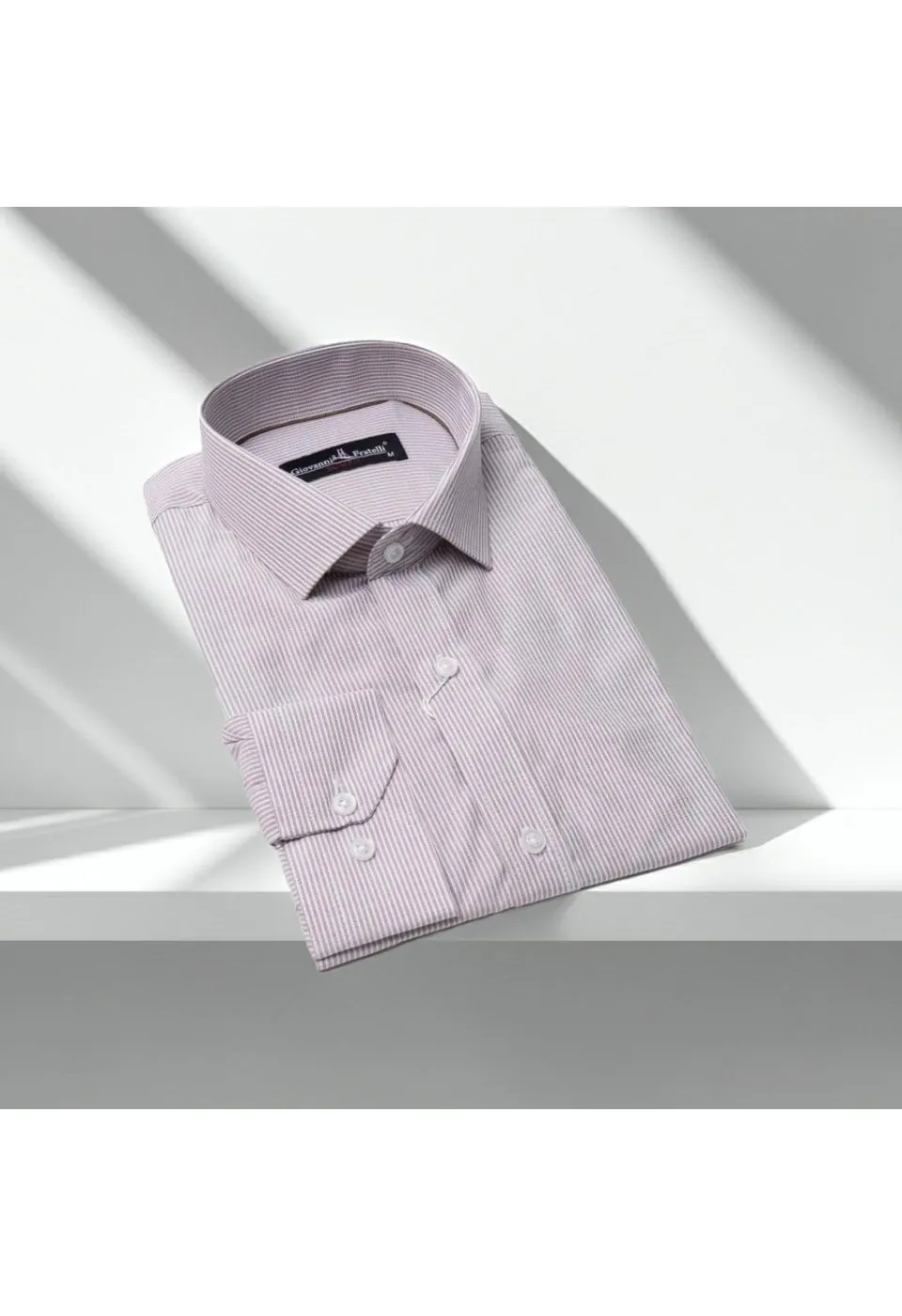 0235 CR 005 Slim Fit Uzun Kol Çizgili Erkek Gömlek 3GMK310235005 - Giovanni Fratelli