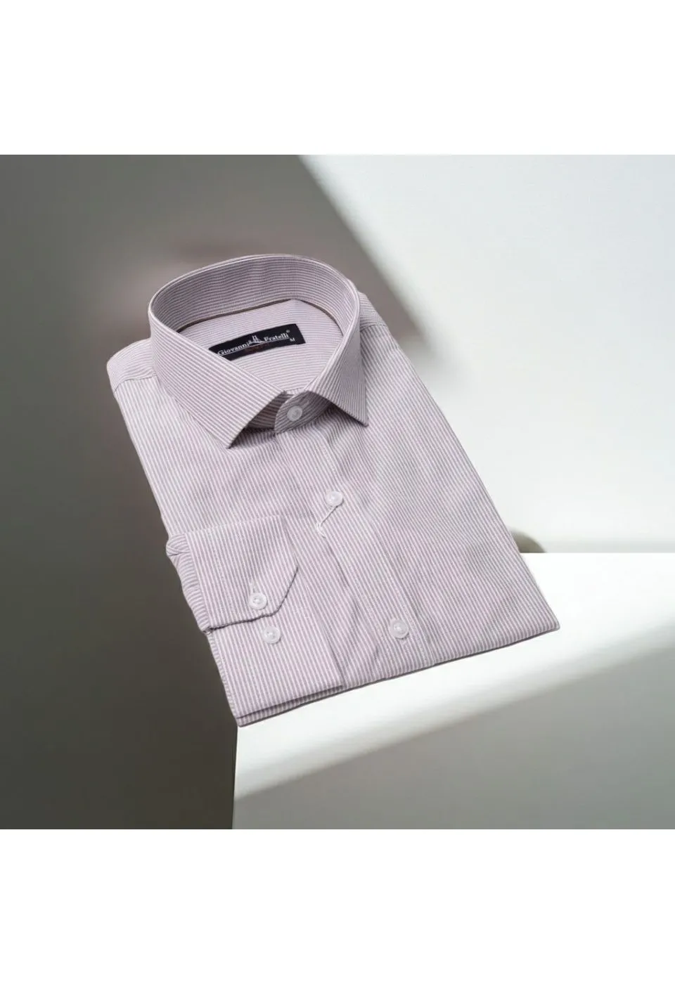 0235 CR 005 Slim Fit Uzun Kol Çizgili Erkek Gömlek 3GMK310235005 - Giovanni Fratelli