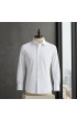 Beyaz Slim Fit Düz Renk Kol Düğmeli Erkek Gömlek 3GMK370300BYZ