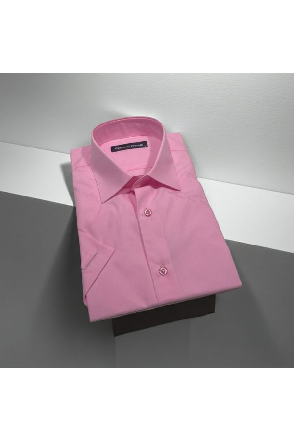 Slim Fit Kısa Kol Düz Renk Erkek Gömlek 3GMK330300018 - Giovanni Fratelli